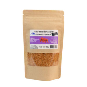 Fleur de sel Piment d'Espelette sac 150g