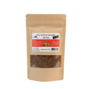 FLEUR DE SEL DE GUERANDE SEL FOU SAC REFERMABLE 150G Le Natursel