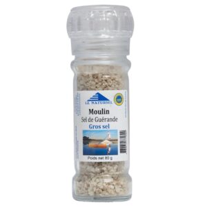 GROS SEL DE GUERANDE SECHE en moulin 80G Le Natursel