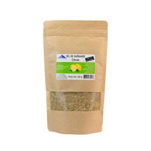 Gros sel Séché Citron sac refermable 300g