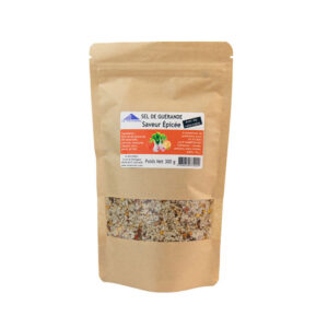 Gros sel Séché Saveur épicée sac REFERMABLE 300g