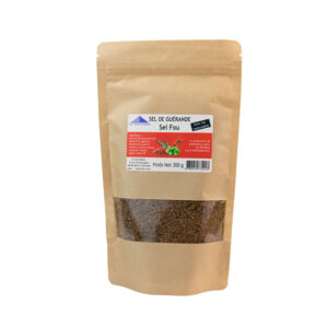 Gros sel Séché SEL FOU sac refermable 300g
