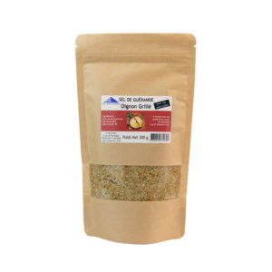 Gros sel de Guérande Oignon Grillé sac refermable 300g