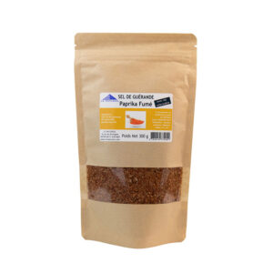 Gros sel de Guérande Paprika Fumé sac refermable 300g