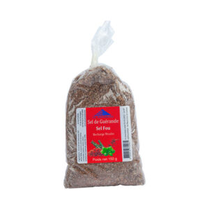 Gros sel de Guérande SEL FOU sac plastique 150g