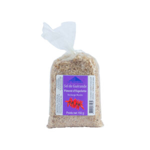 Gros Sel de Guérande Piment d'Espelette sac 150g
