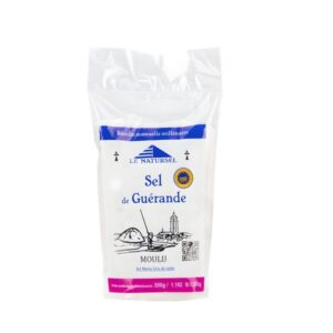 Sel de guérande moulu en sac plastique 500g