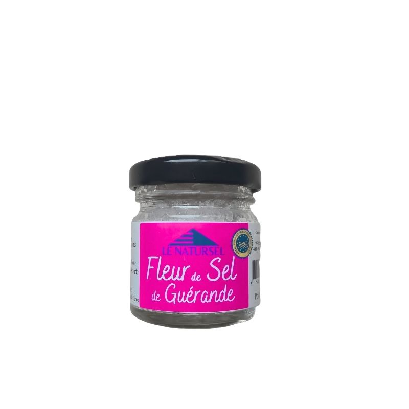 FLEUR DE SEL DE GUERANDE IGP EN BOCAL VERRE 30G RECOLTEE MANUELLEMENT
