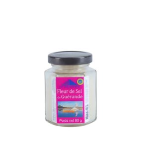 FLEUR DE SEL DE GUERANDE IGP EN BOCAL VERRE 80G RECOLTEE MANUELLEMENT