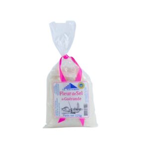 FLEUR DE SEL DE GUERANDE IGP EN SAC BOLDUC ROSE 125G RECOLTEE MANUELLEMENT