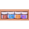 coffret fleur de sel de guérande 8 pots de 35g dans un coffret kraft LE NATURSEL